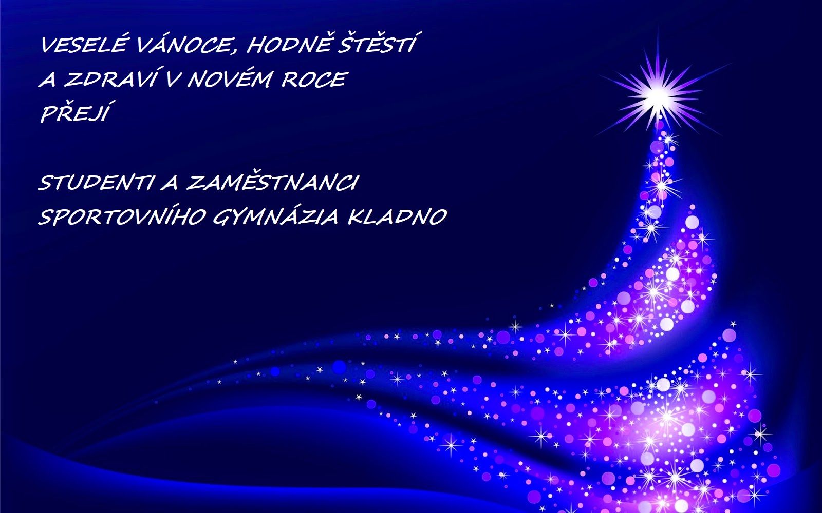 Veselé Vánoce, hodně štěstí v novém roce