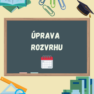 ÚPRAVA ROZVRHU 26.1.2022