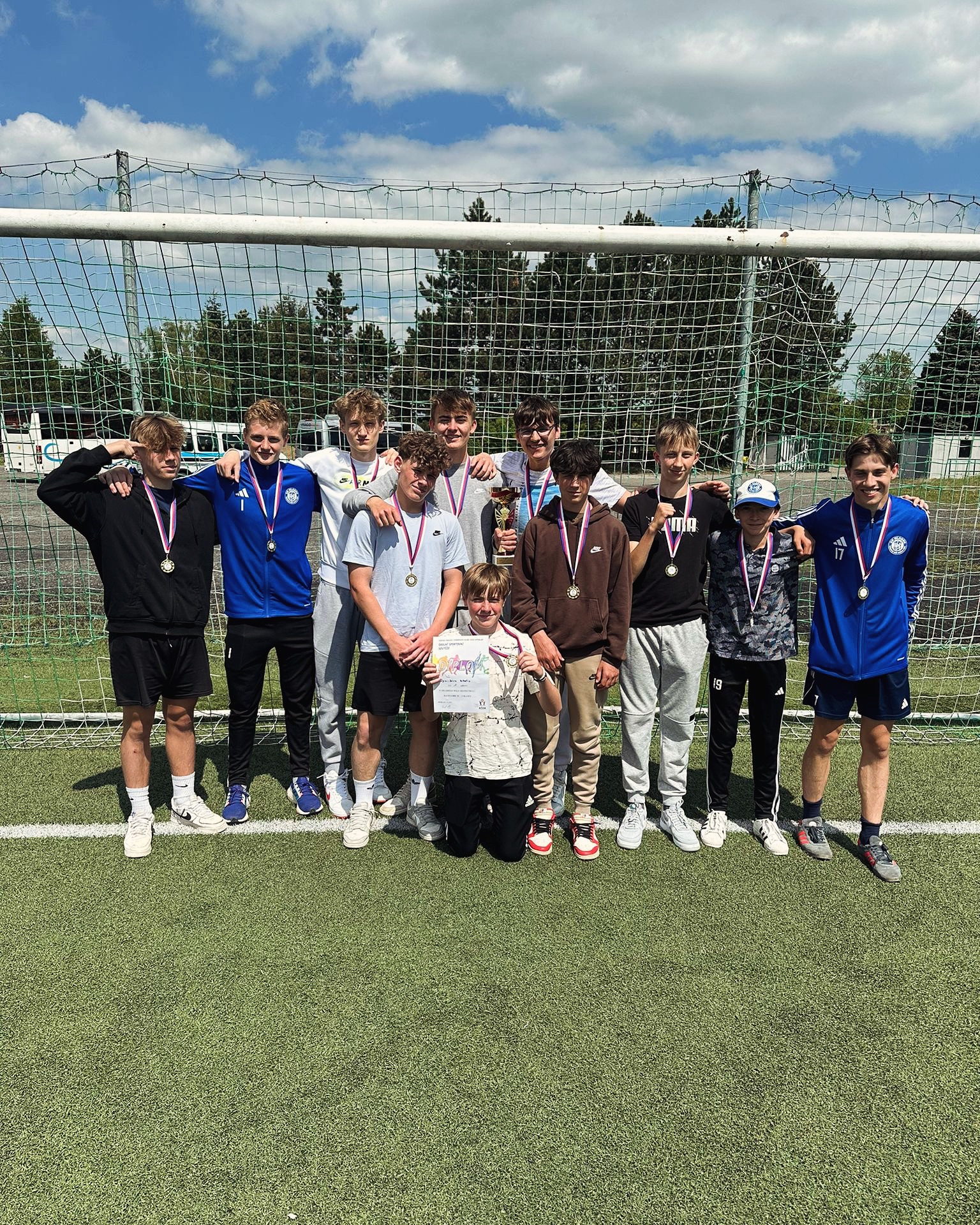 Vítězství v krajském kole malé kopané – postup na kvalifikaci o republikové finále