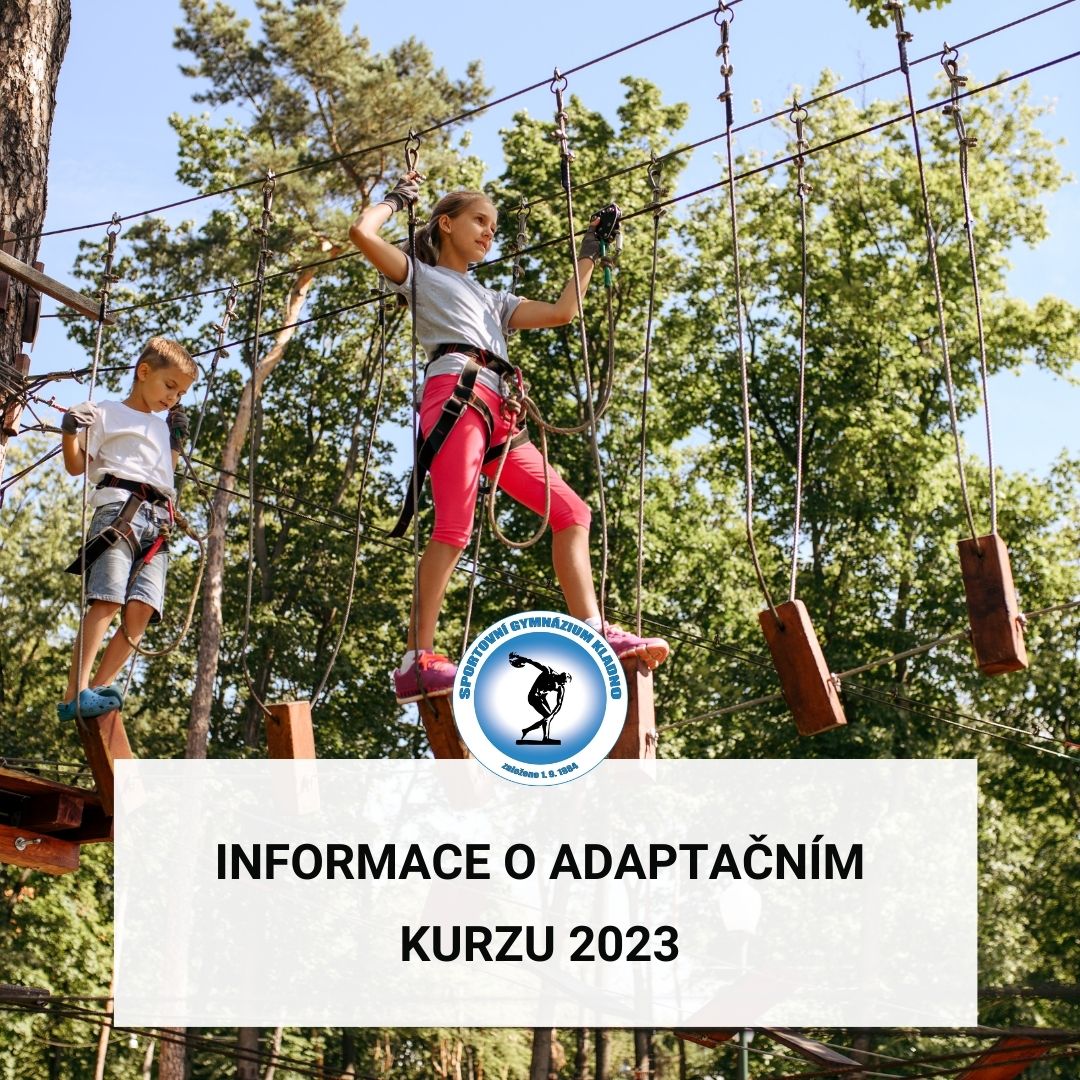 INFORMACE O ADAPTAČNÍM KURZU 2023