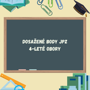 Dosažené body JPZ 4-leté obory