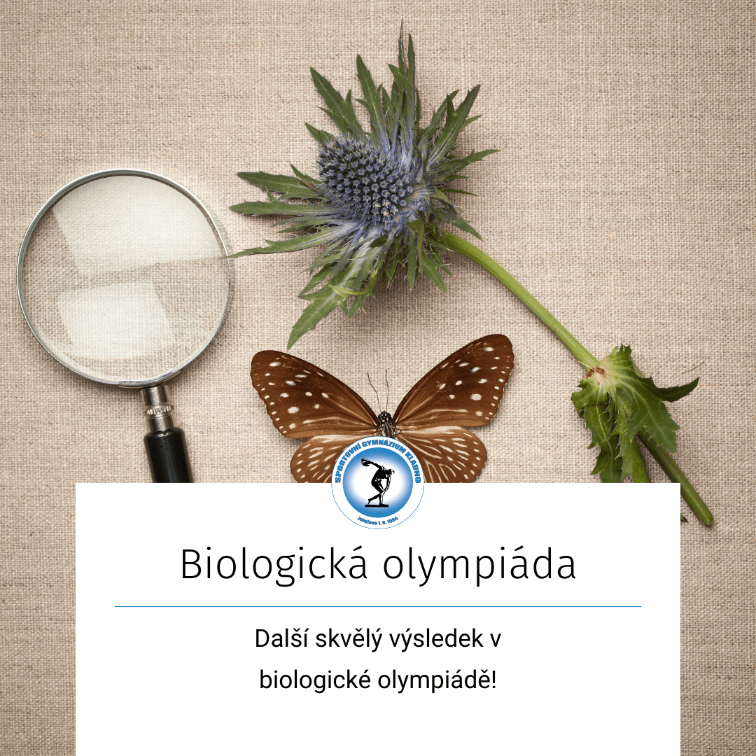 Další skvělý výsledek v biologické olympiádě!