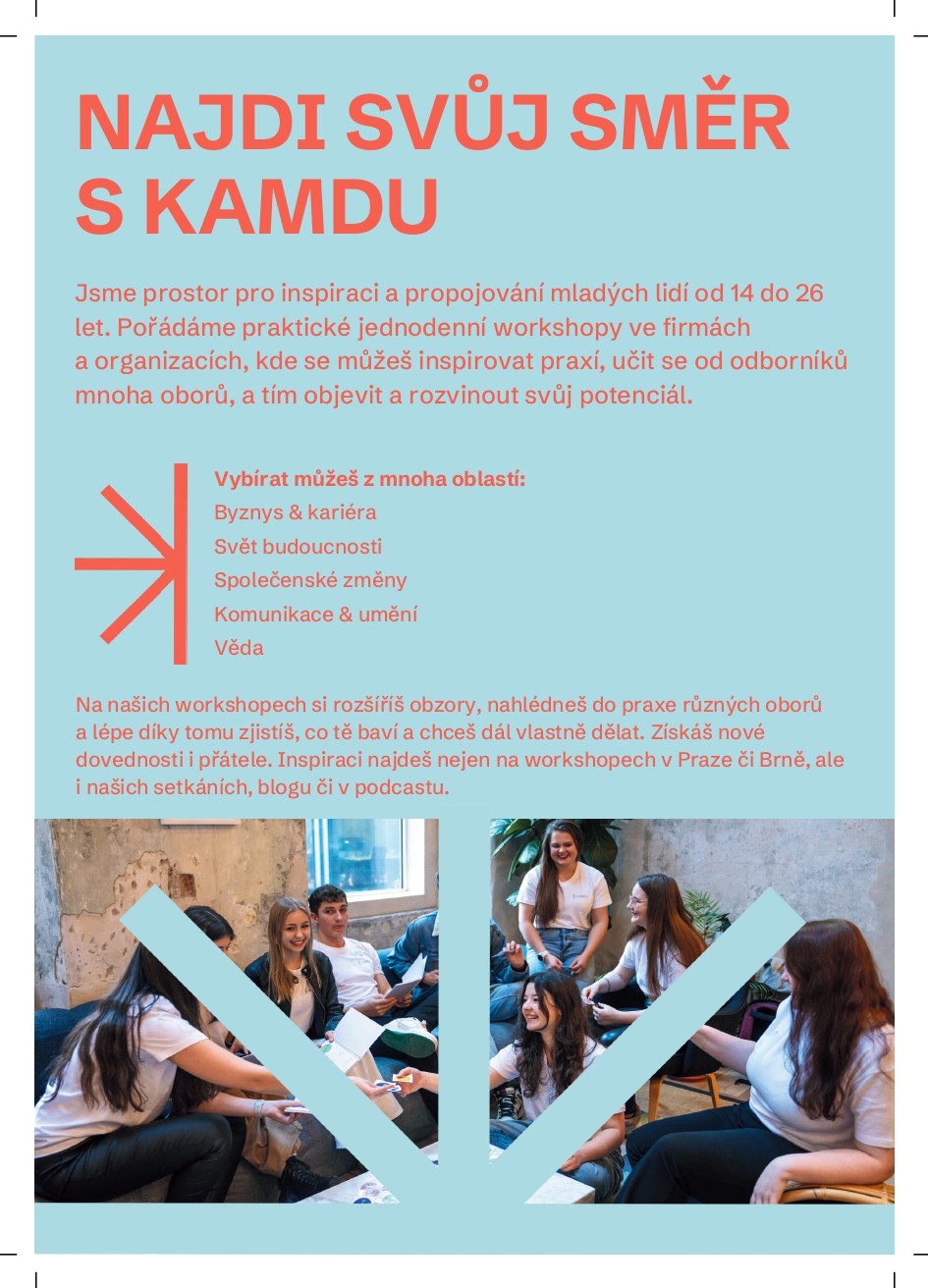 Kam jednou? Byznys, kultura nebo věda? Najdi svůj směr s Kamdu!
