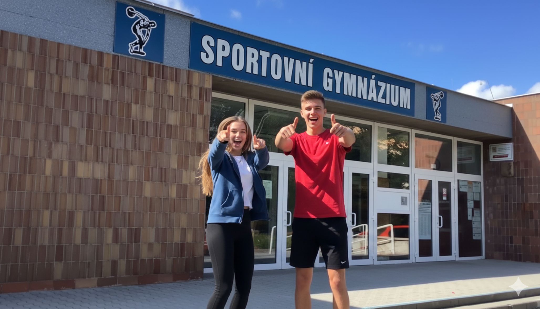 Budova Sportovního gymnázia Kladno
