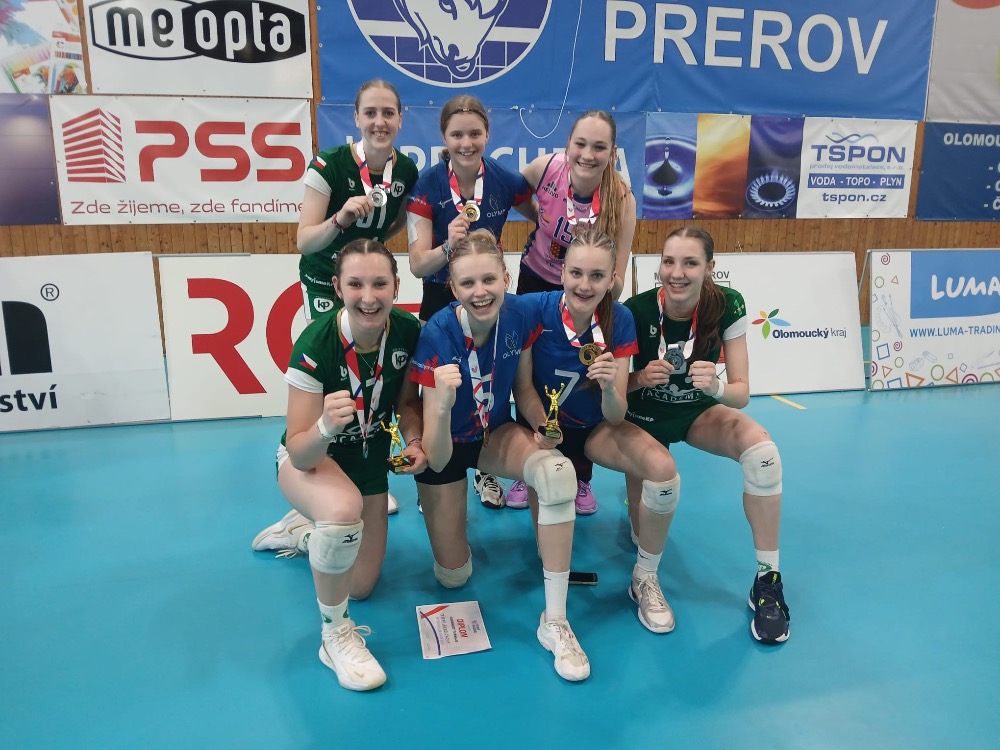 Medailové žně našich studentek na finále MČR ve volejbale