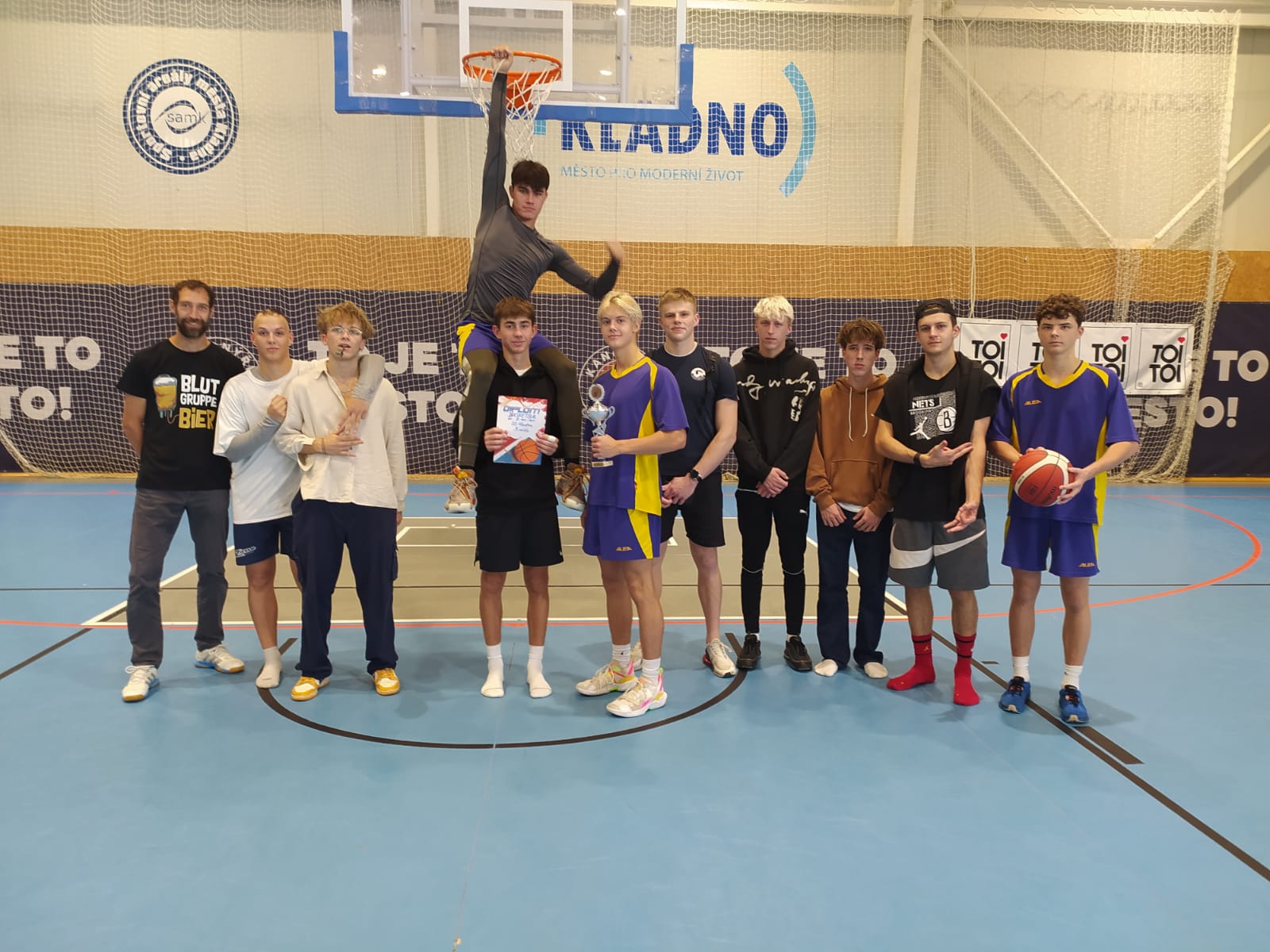 Okresní kolo SŠ basketbal – 3. místo