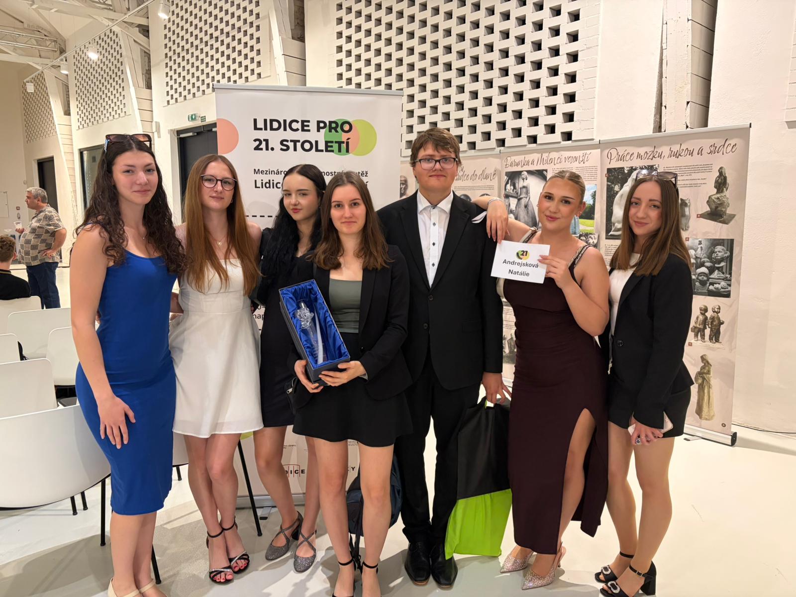 Slavnostní vyhlášení výsledků 21. ročníku Mezinárodní soutěže Lidice pro 21. století
