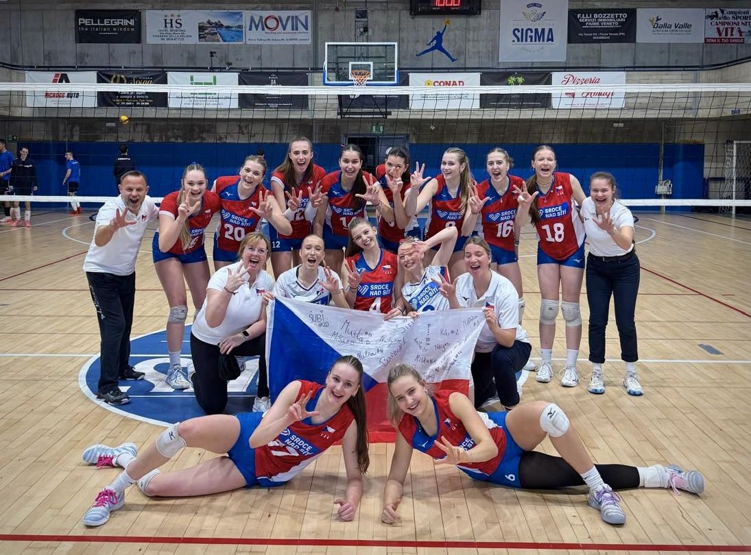 Naše volejbalistky na Winter Cupu U-18 v Itálii bronzové