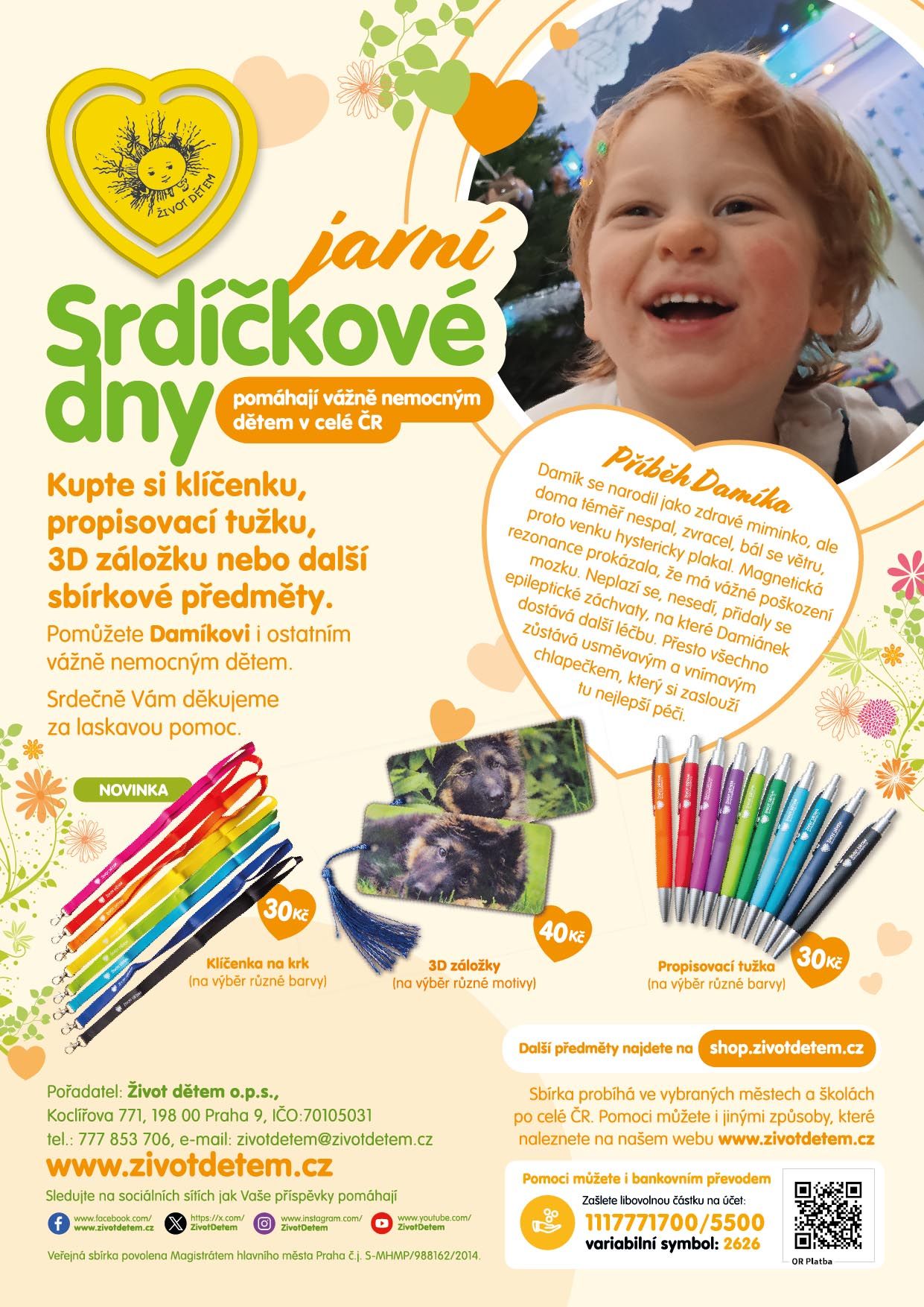 SRDÍČKOVÉ DNY 16. 3. – 20. 3. 2026