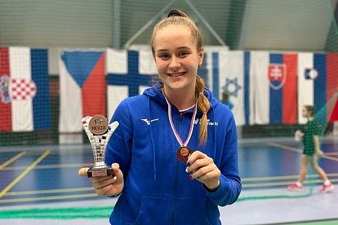 Naše studentka 1. ročníku Anežka Mandová vyhlášena nejlepší blokařkou kvalifikace ME ve volejbale