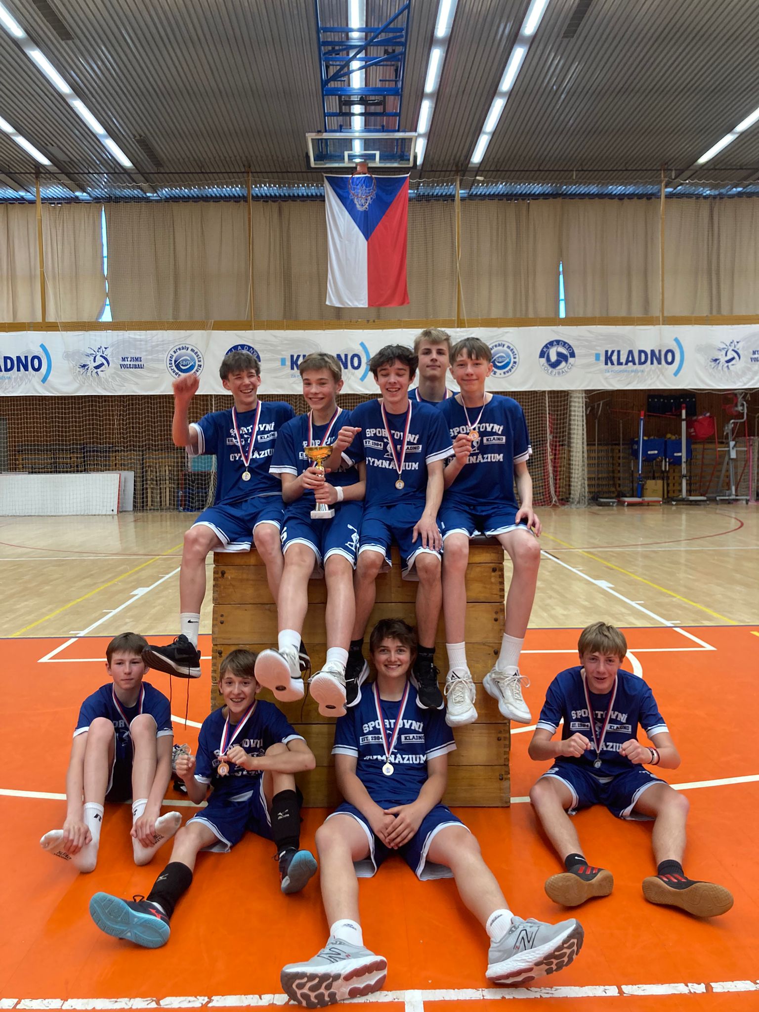 1. místo – volejbal, okresní kolo